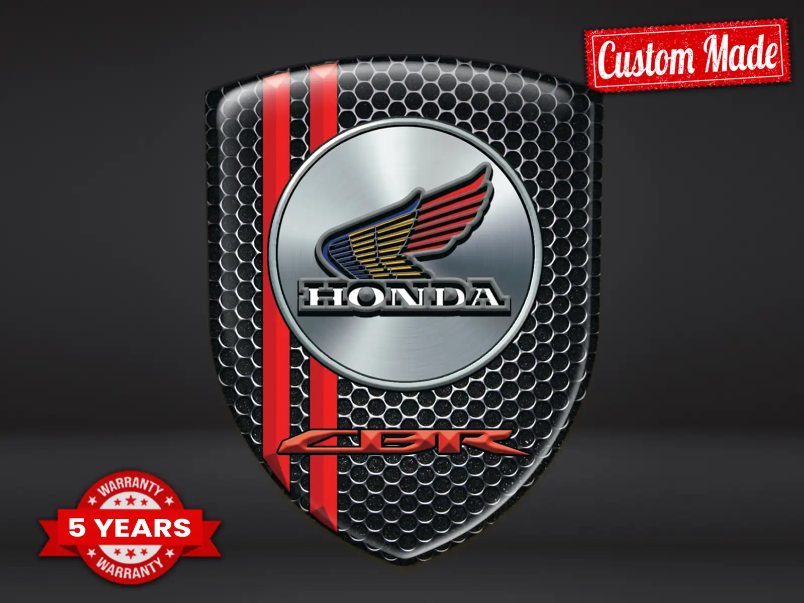 Honda Étiquette Étanche Premium Pro Minimaliste